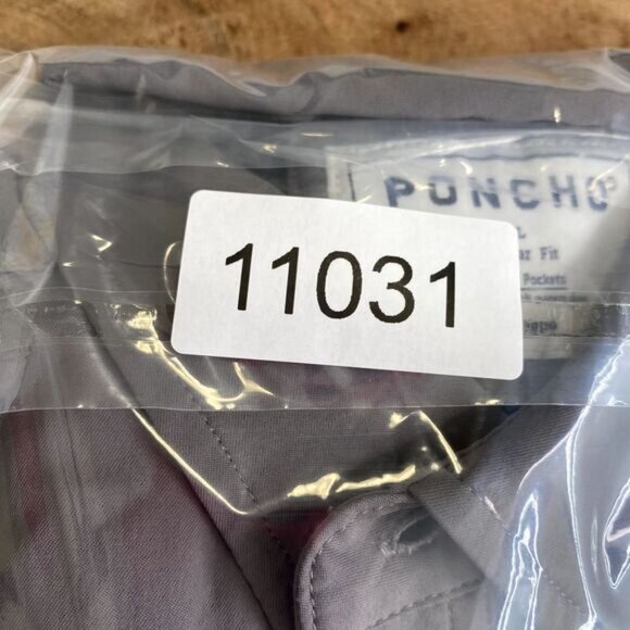 Poncho Shirt Men's XL Gray Vented Fishing Performance Gorpcore Camping Workwear - Picture 10 of 11